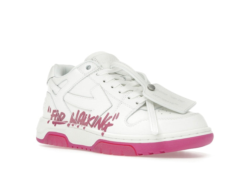OFF-WHITE Out Of Office Low Tops (W) For Walking Fuschia