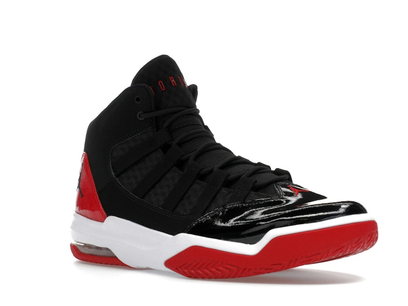 Jordan Max Aura Black Red Patent