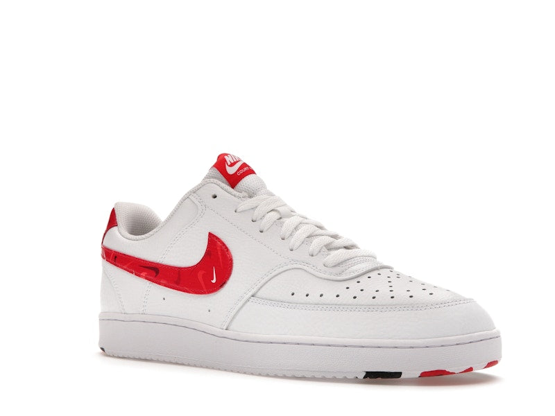 Nike Court Vision Low Swoosh Print Red