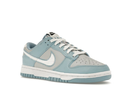Nike Dunk Low Retro Fleece Swoosh Worn Blue