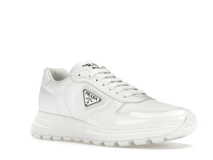 Prada PRAX 01 Sneakers Re-Nylon Brushed Leather White White