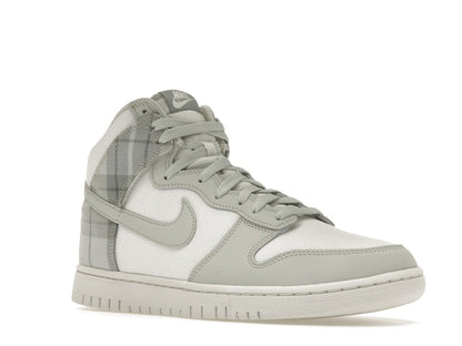 Nike Dunk High SE Tartan Plaid White Light Green