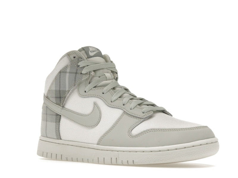 Nike Dunk High SE Tartan Plaid White Light Green