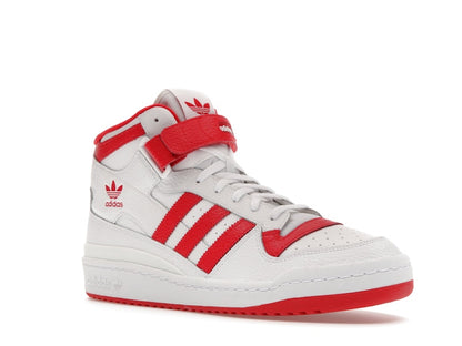 adidas Forum Mid Cloud White Vivid Red