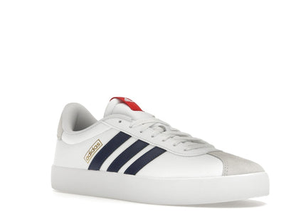 adidas Vl Court 3.0 Cloud White Dark Blue Better Scarlet