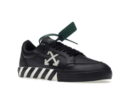 OFF-WHITE Vulc Low Leather Black White SS22
