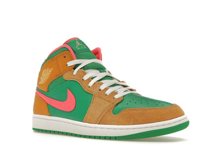 Jordan 1 Mid SE Wheat Watermelon