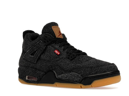 Jordan 4 Retro Levi's Black (GS) (Levi's Tag)