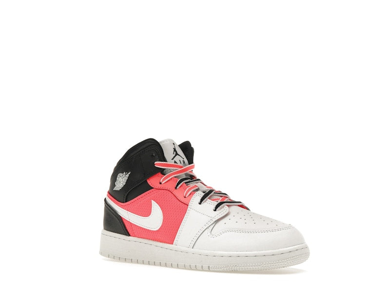 Jordan 1 Mid SE White Black Infrared (GS)