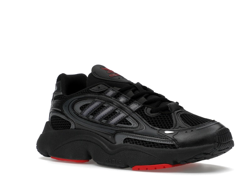 adidas Ozmillen Core Black Grey Better Scarlet