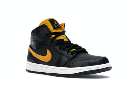 Jordan 1 Mid Black University Gold