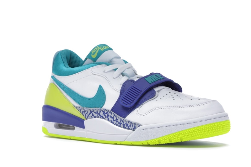 Jordan Legacy 312 Low Ultramarine Neon Yellow Aquamarine