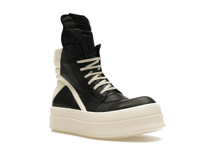 Rick Owens Mega Bumper Geobasket Black Milk