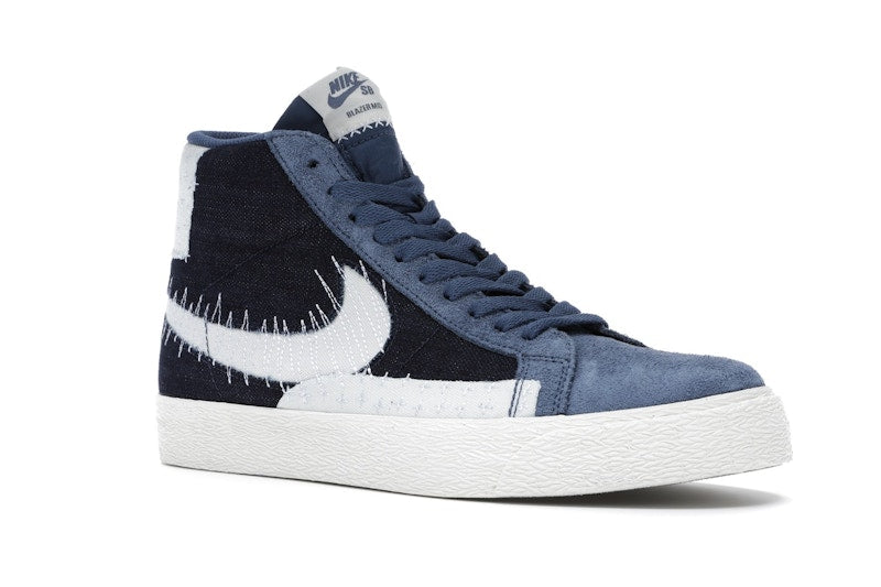 Nike SB Zoom Blazer Mid Sashiko Mystic Navy