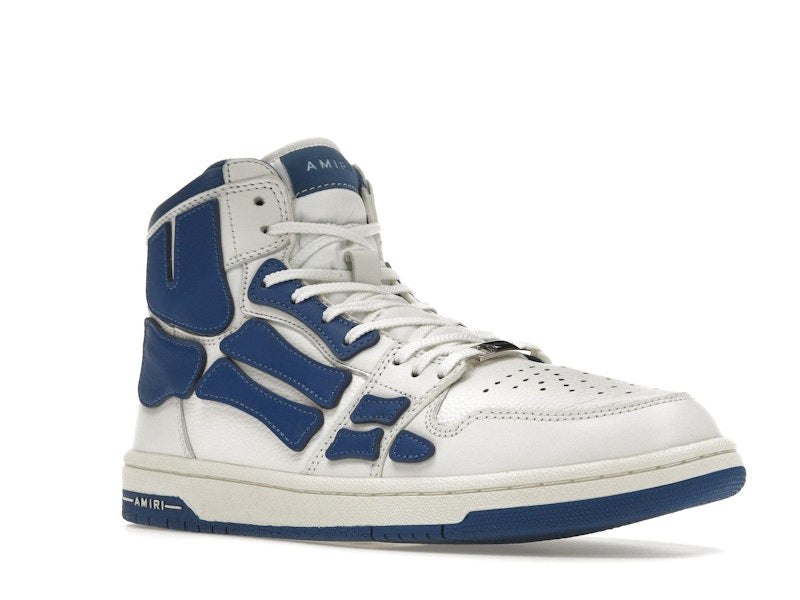 AMIRI Skel Panelled High Top White Blue