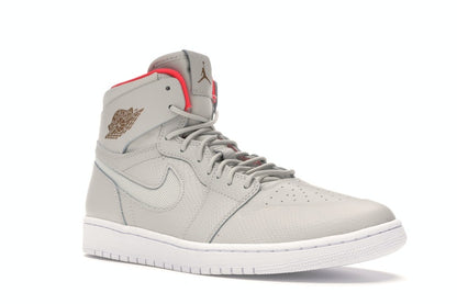Jordan 1 Retro High Nouveau Pure Platinum Bright Crimson