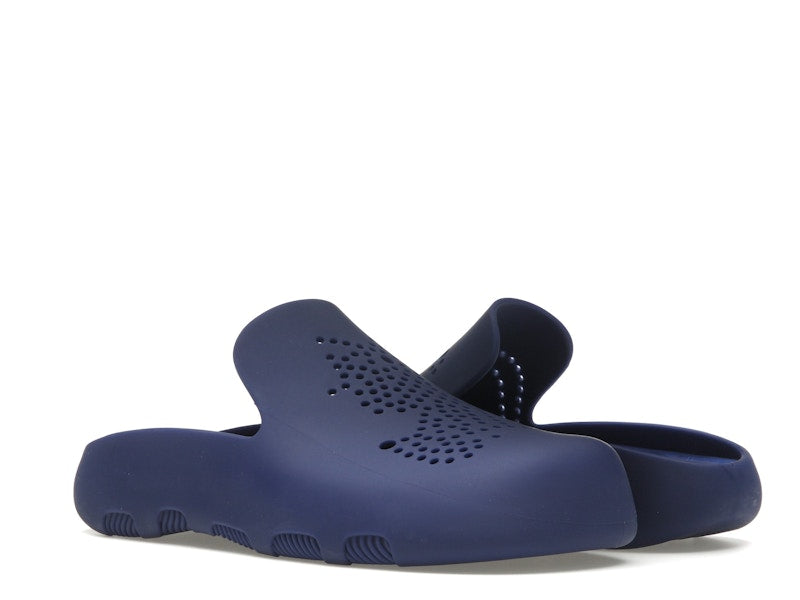 Burberry Stingray Perforated Slides Blue