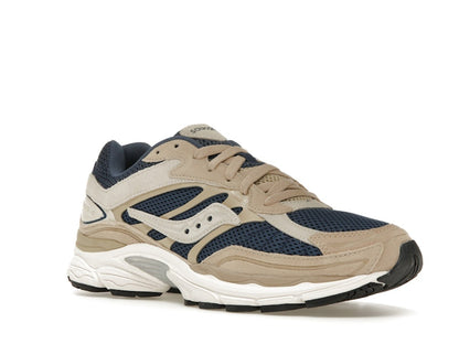 Saucony ProGrid Omni 9 Premium Beige Navy Blue