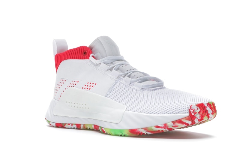 adidas Dame 5 White Multi