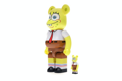Bearbrick Spongebob 100% & 400% Set Yellow