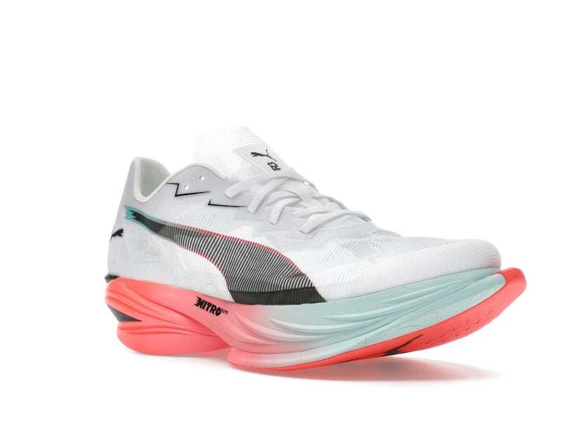 Puma Fast-R Nitro Elite 3 White Glowing Red Mint