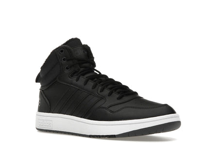 adidas Hoops 3.0 Mid Classic Fur Lining Winterized Core Black Cloud White