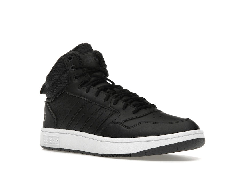 adidas Hoops 3.0 Mid Classic Fur Lining Winterized Core Black Cloud White