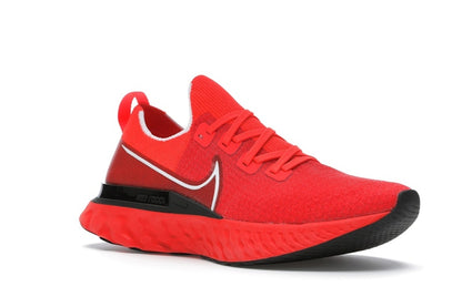Nike React Infinity Run Flyknit Bright Crimson Black
