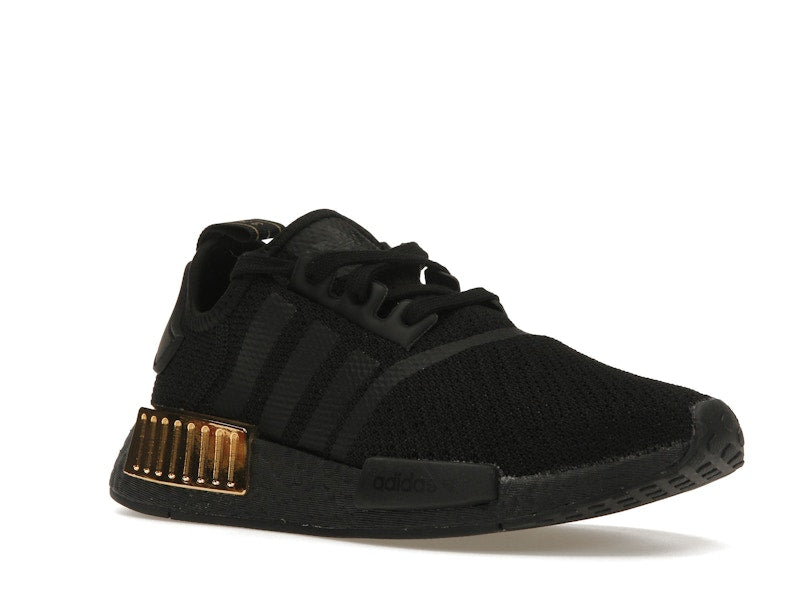 adidas NMD R1 Triple Black Gold Metallic (Women's)