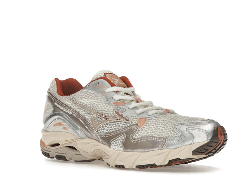 Mizuno Wave Rider 10 White Silver Orange