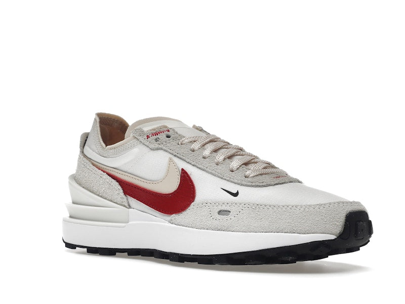 Nike Waffle One SE Sail Pearl White Black Gym Red (Women's)