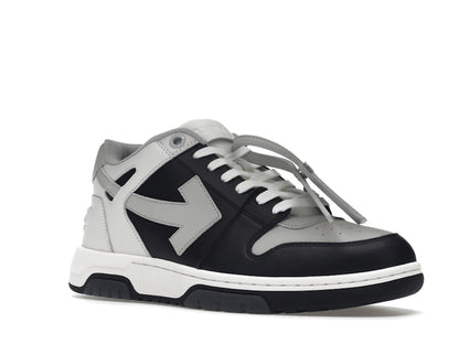 OFF-WHITE Out Of Office OOO Low Tops Light Grey Black