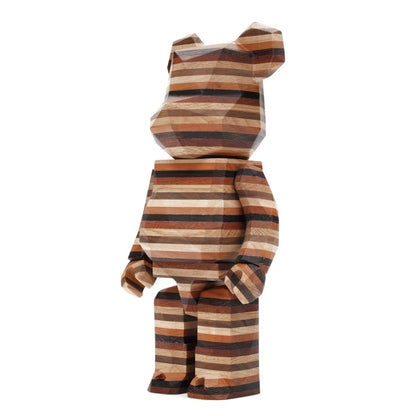 Bearbrick Karimoku Fragment Polygon-Horizon 400% Wood