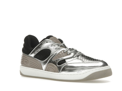 Gucci Basket Low Silver Black