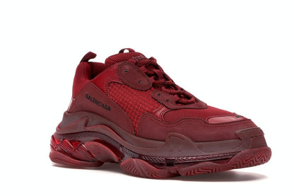 Balenciaga Triple S Burgundy Red