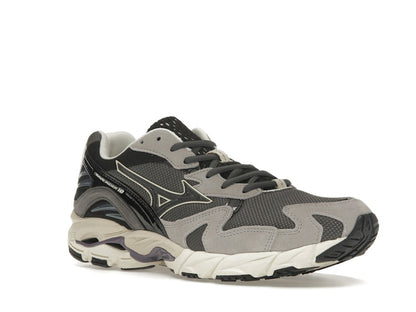 Mizuno Wave Rider 10 Dark Grey Lime Yellow
