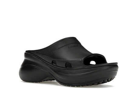 Balenciaga x Crocs Pool Slide Sandals Black (Women's)