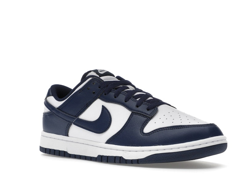 Nike Dunk Low White Midnight Navy