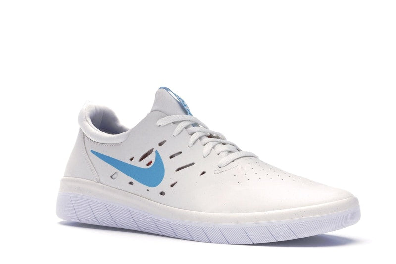 Nike SB Nyjah Summit White Light Blue Fury