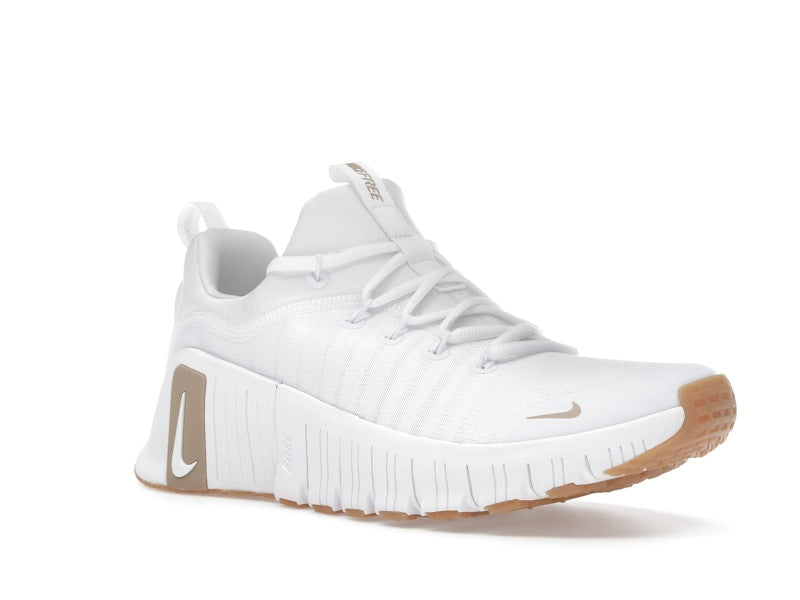 Nike Free Metcon 6 White Gum Light Brown Hemp