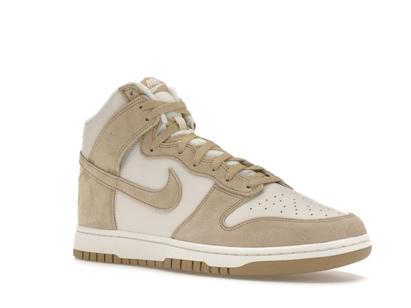Nike Dunk High Tan Suede White