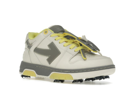 OFF-WHITE Out Of Office OOO Low Tops Golf Paris Hilinski Gray Yellow