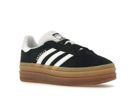adidas Gazelle Bold Black White Gum (Women's)