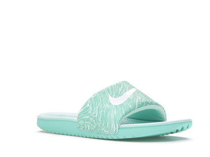 Nike Kawa Slide Print Emerald Rise (GS)