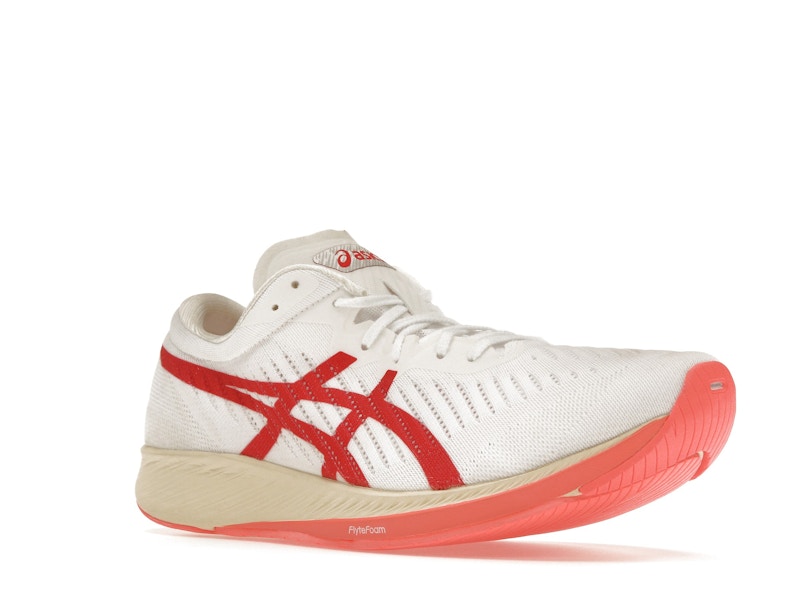 ASICS Metaracer White Sunrise Red