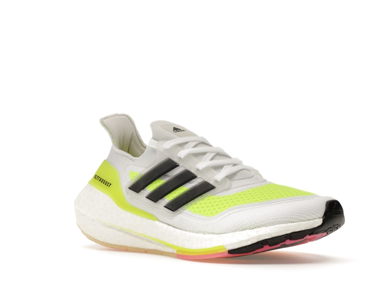 adidas Ultra Boost 21 White Solar Green (Women's)
