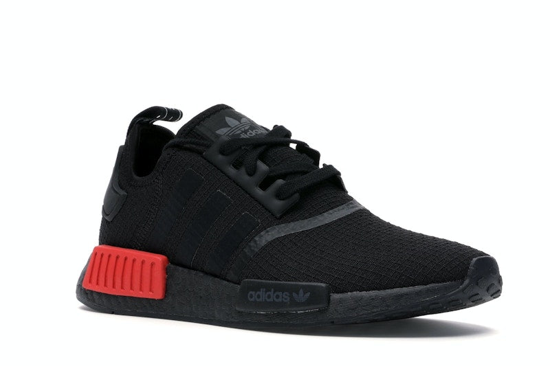 adidas NMD R1 Core Black Lush Red