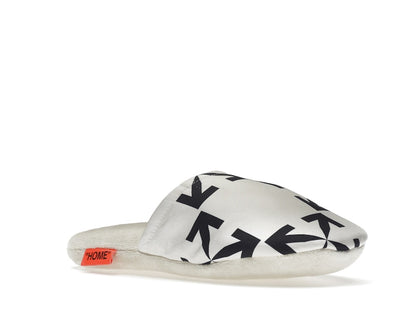 OFF-WHITE Arrow Pattern Slippers White/Black