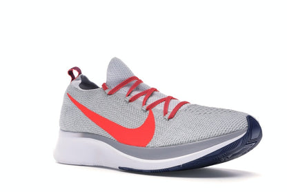 Nike Zoom Fly Flyknit Pure Platinum Bright Crimson