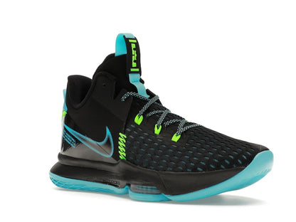 Nike LeBron Witness 5 Black Light Blue Fury